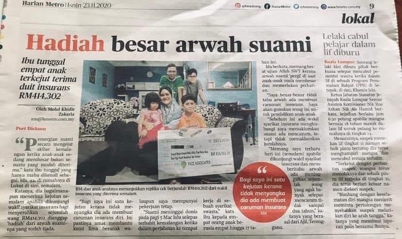 Manfaat Hibah Takaful